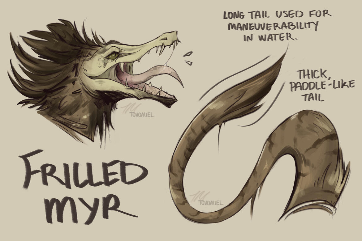 CREATURE DESIGN SPREAD